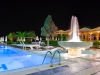 luxury-fountain-pool at night